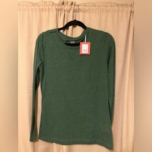 Mossimo long-sleeved t-shirt Ladies green NWT